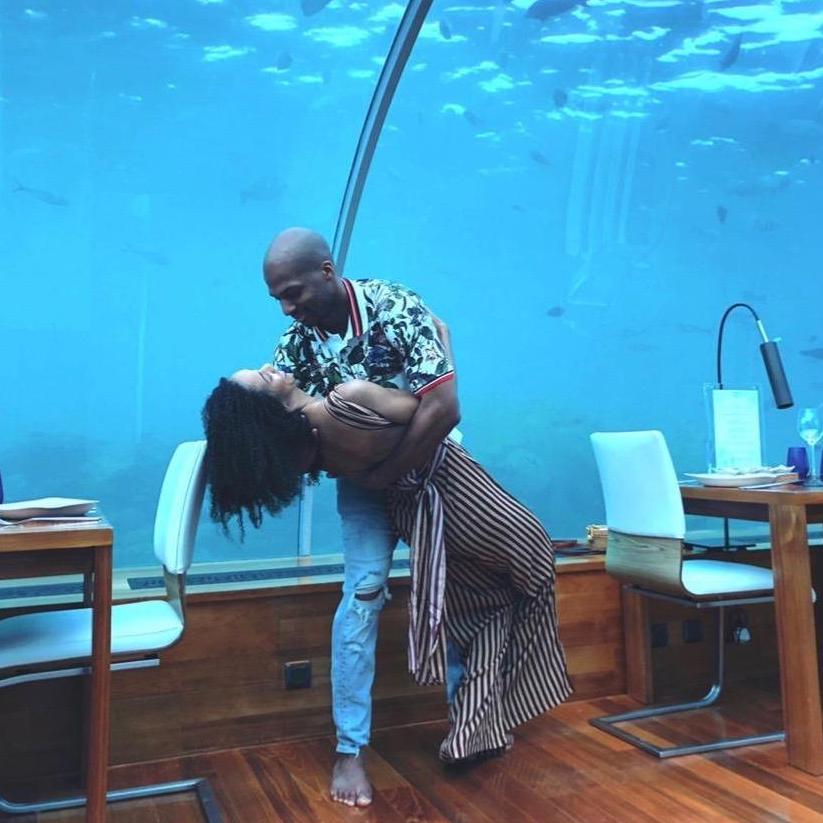 One of the highlights from our trip to the Maldives, having dinner at the Ithaa Underwater Sea Restaurant.