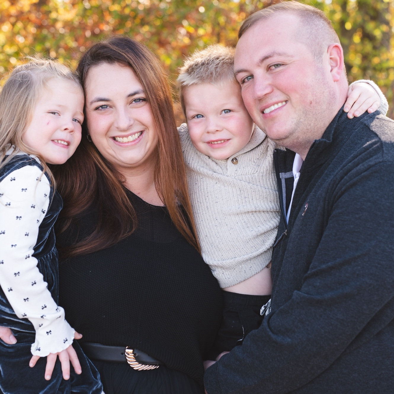 Shortly after getting engaged, we adopted our two beautiful children.