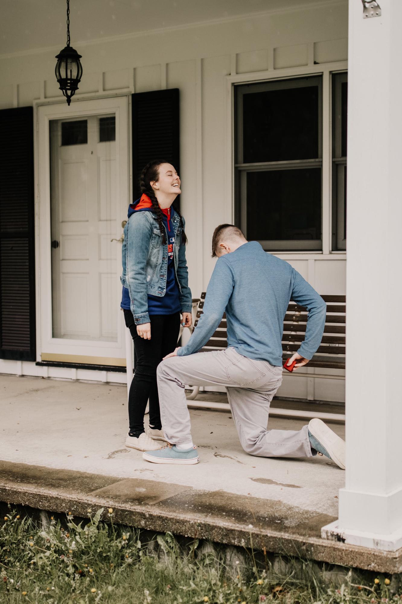 I couldn't believe he was FINALLY proposing!!