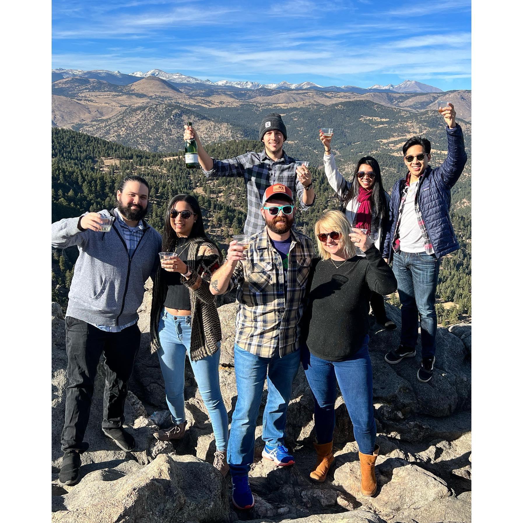 Everyone was in on the surprise I was oblivious.