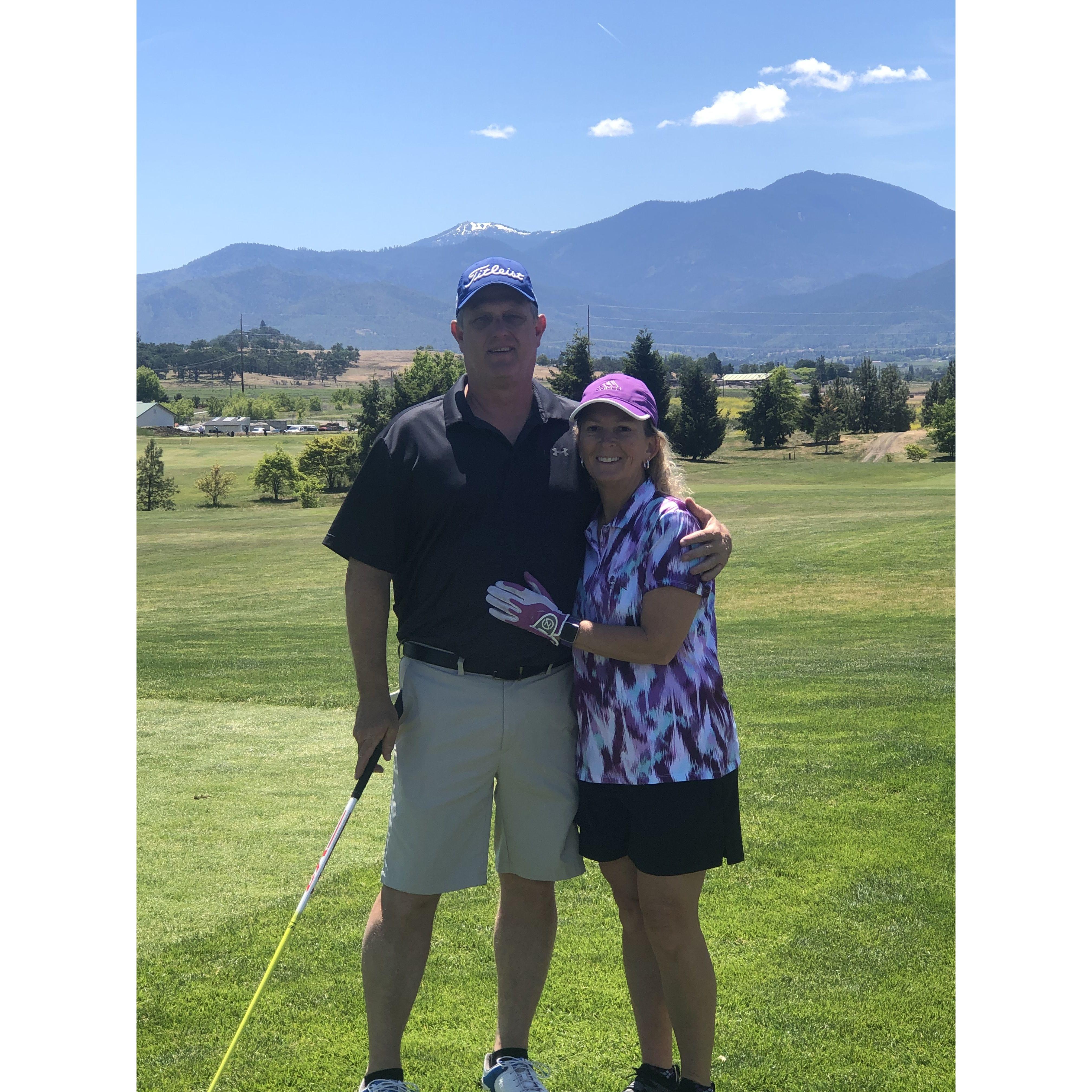 We love golf.