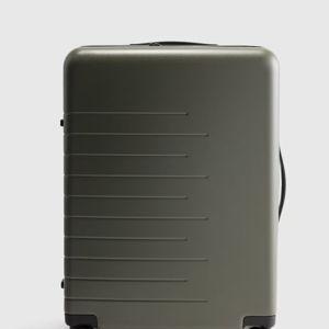 Expandable Medium Check-In Suitcase in Olive