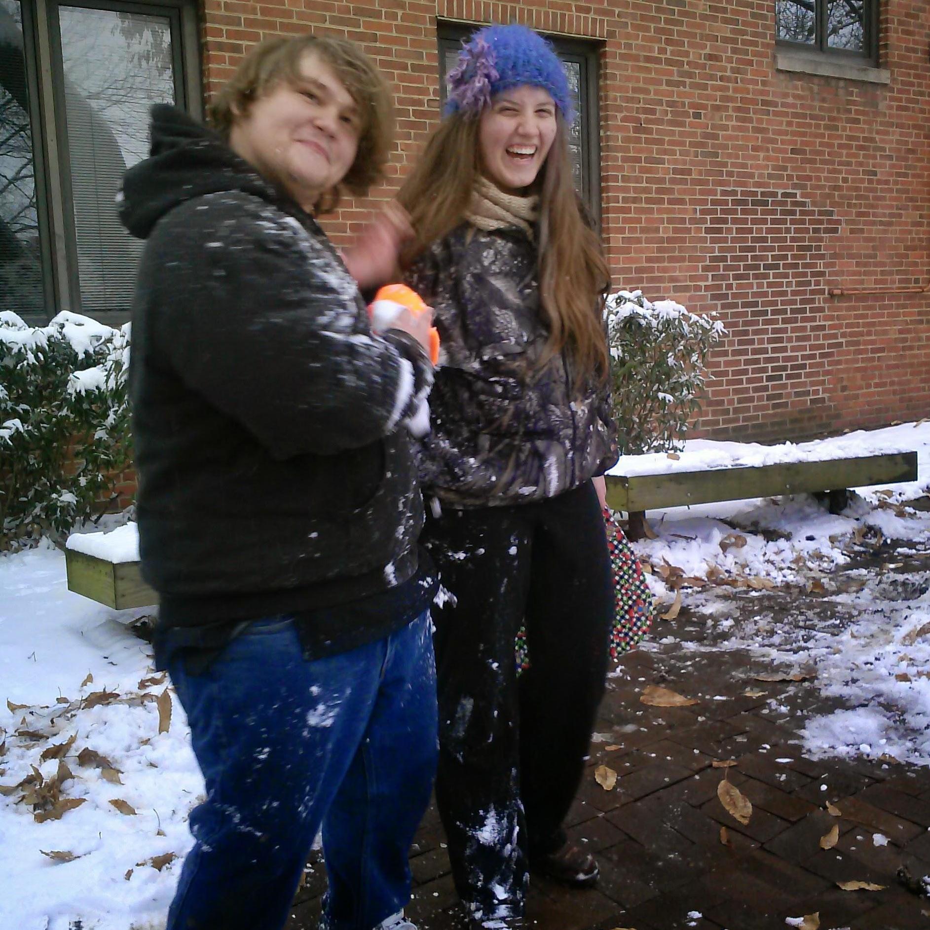 Fun in the snow in Feb 2015