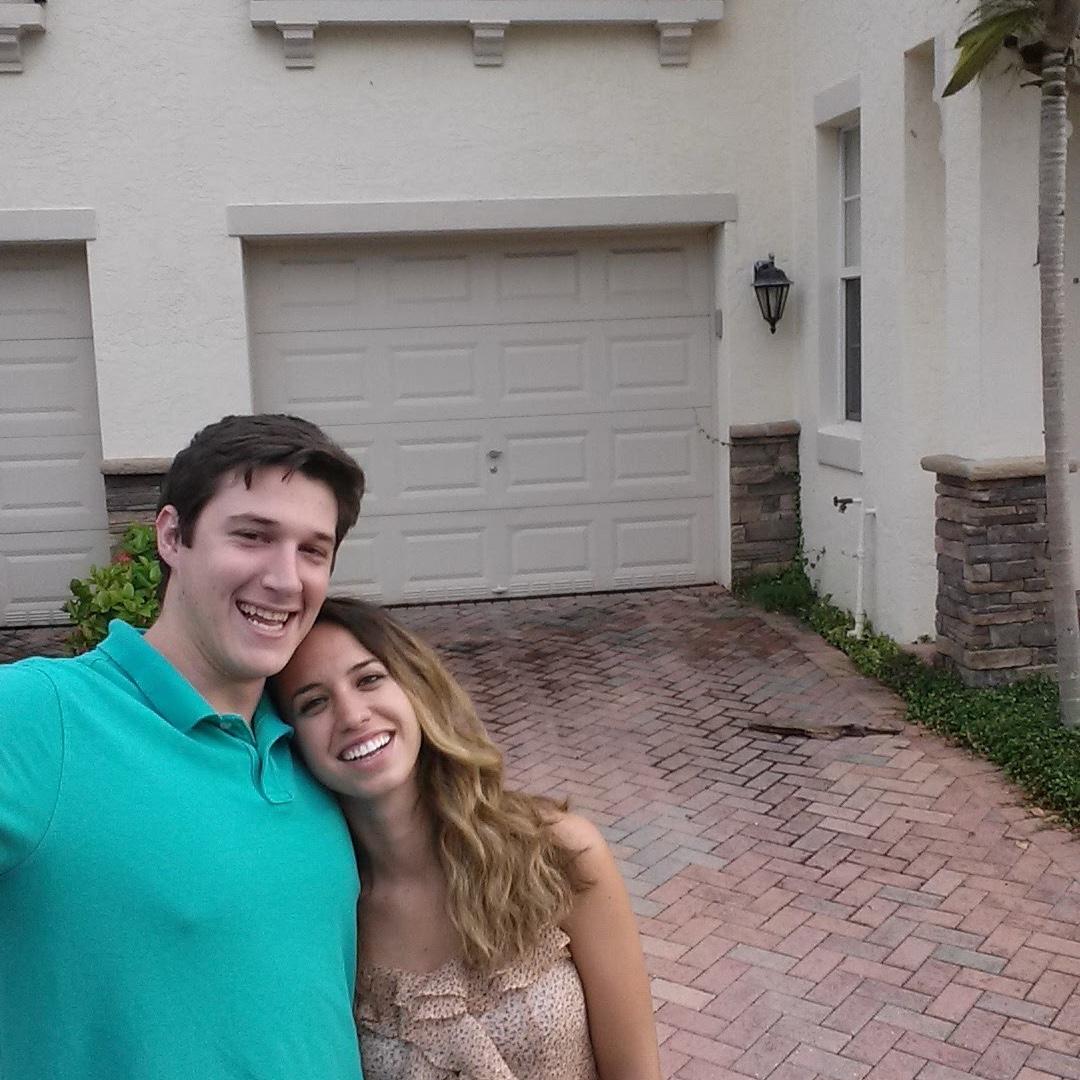 2015 - Delray Beach: Moving into our first apartment together