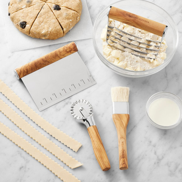 WS Olivewood Pastry Tool Set, S4