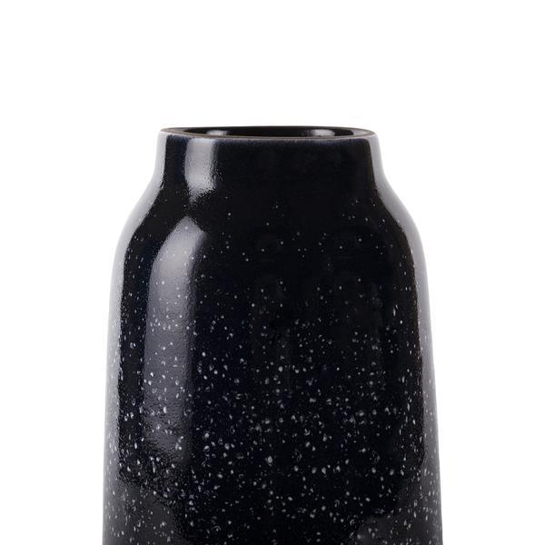Heath Ceramics Tall Vase in Midnight and Opaque White