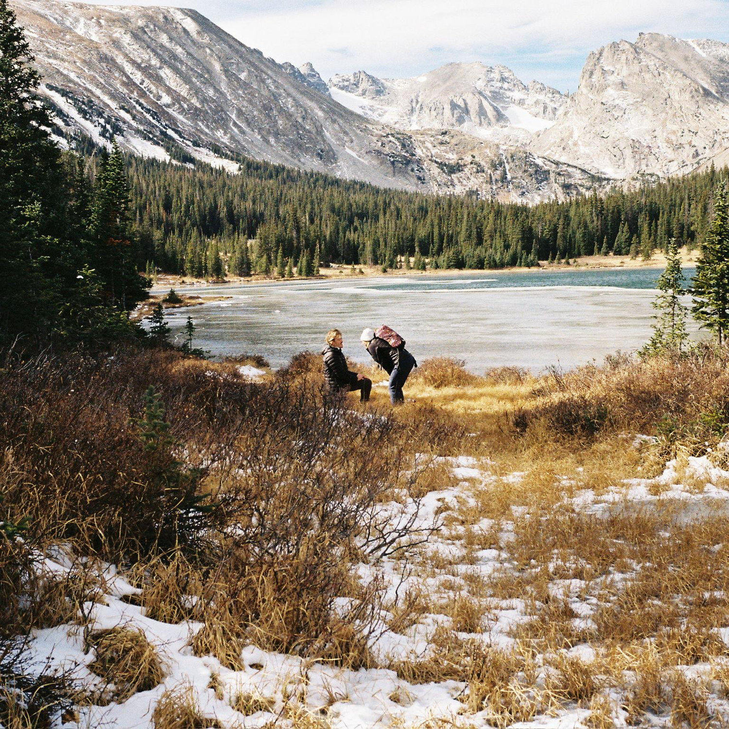 Charlie proposed to Dana on a fall hike in one of their favorite areas. She was so surprised. She had been joking that she was going to propose to him not knowing that Charlie finally had a plan.