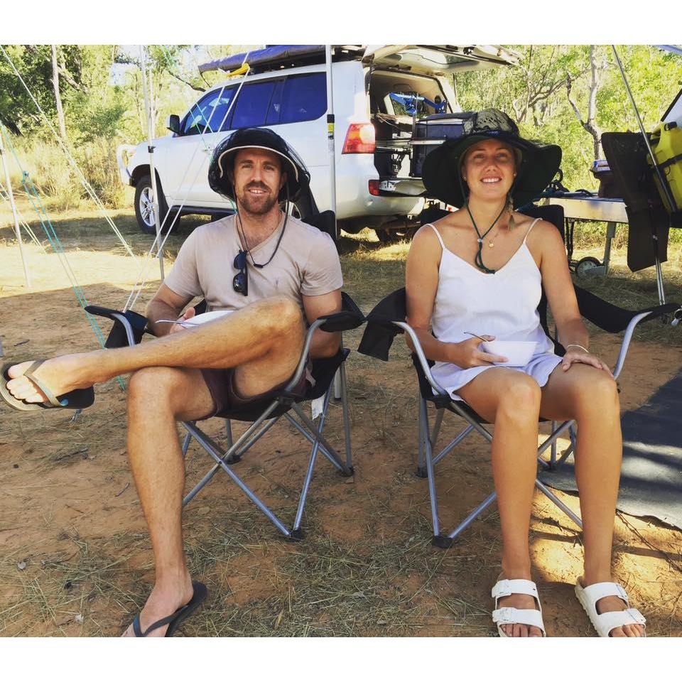 Cox river (in the bush), Northern Territory, Australia - Our first camping holiday