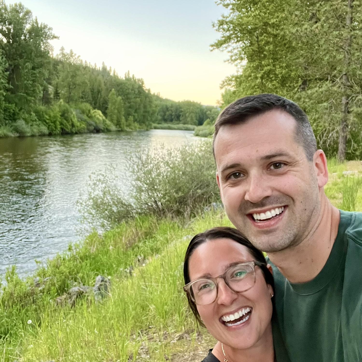 Beautiful portion of river on engagement weekend!