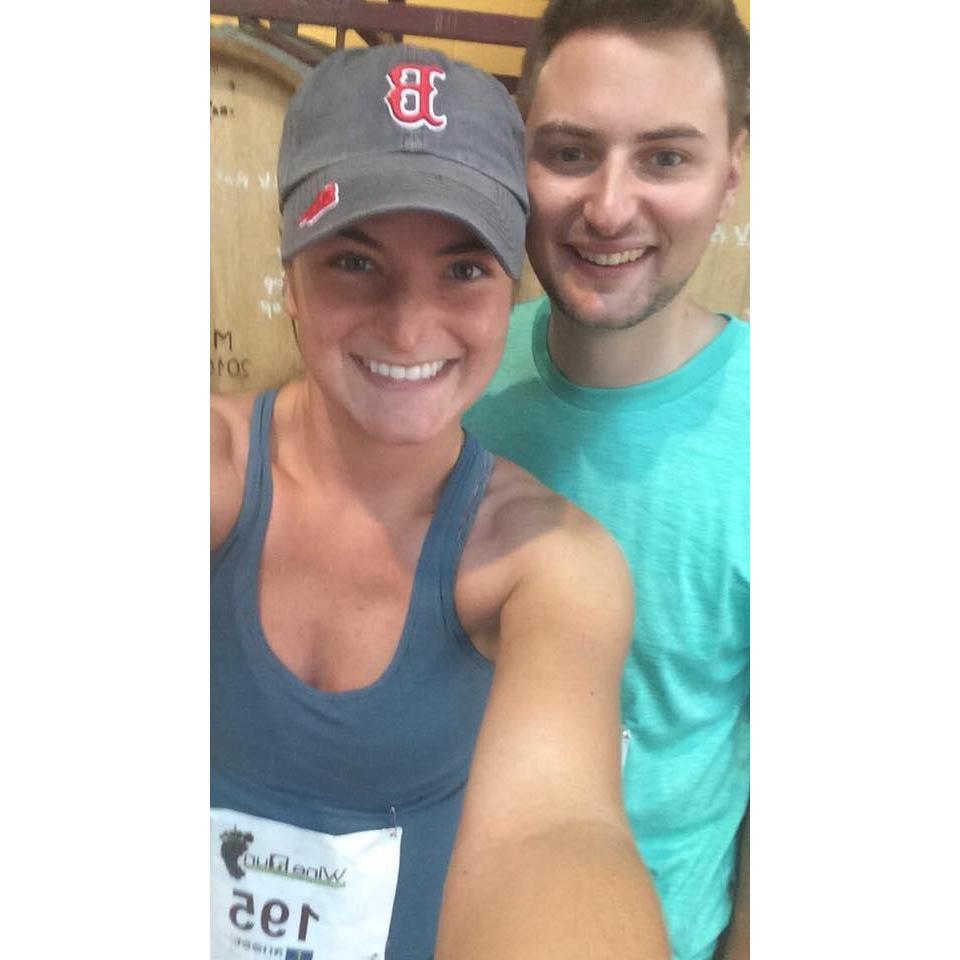 Wine run at Newport Vineyards