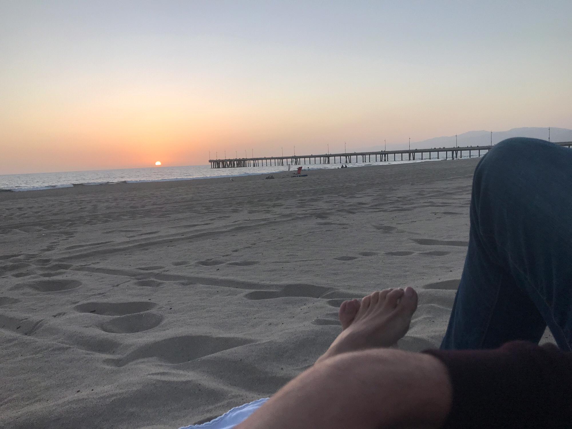 Another of our favorite past times.... Sunset beach sessions.