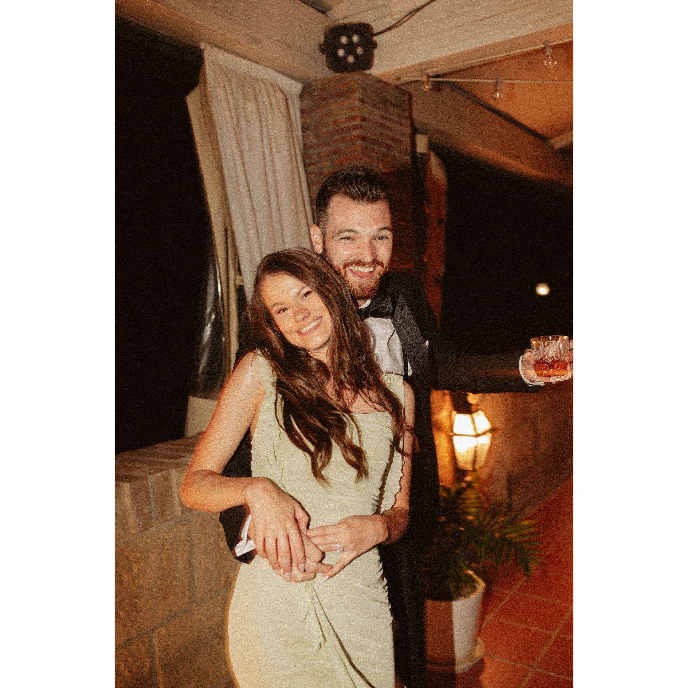 JB and I at the DeSanti's Boogie Party!!