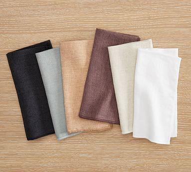 Willow Oversized Linen/Cotton Napkins- MINERAL