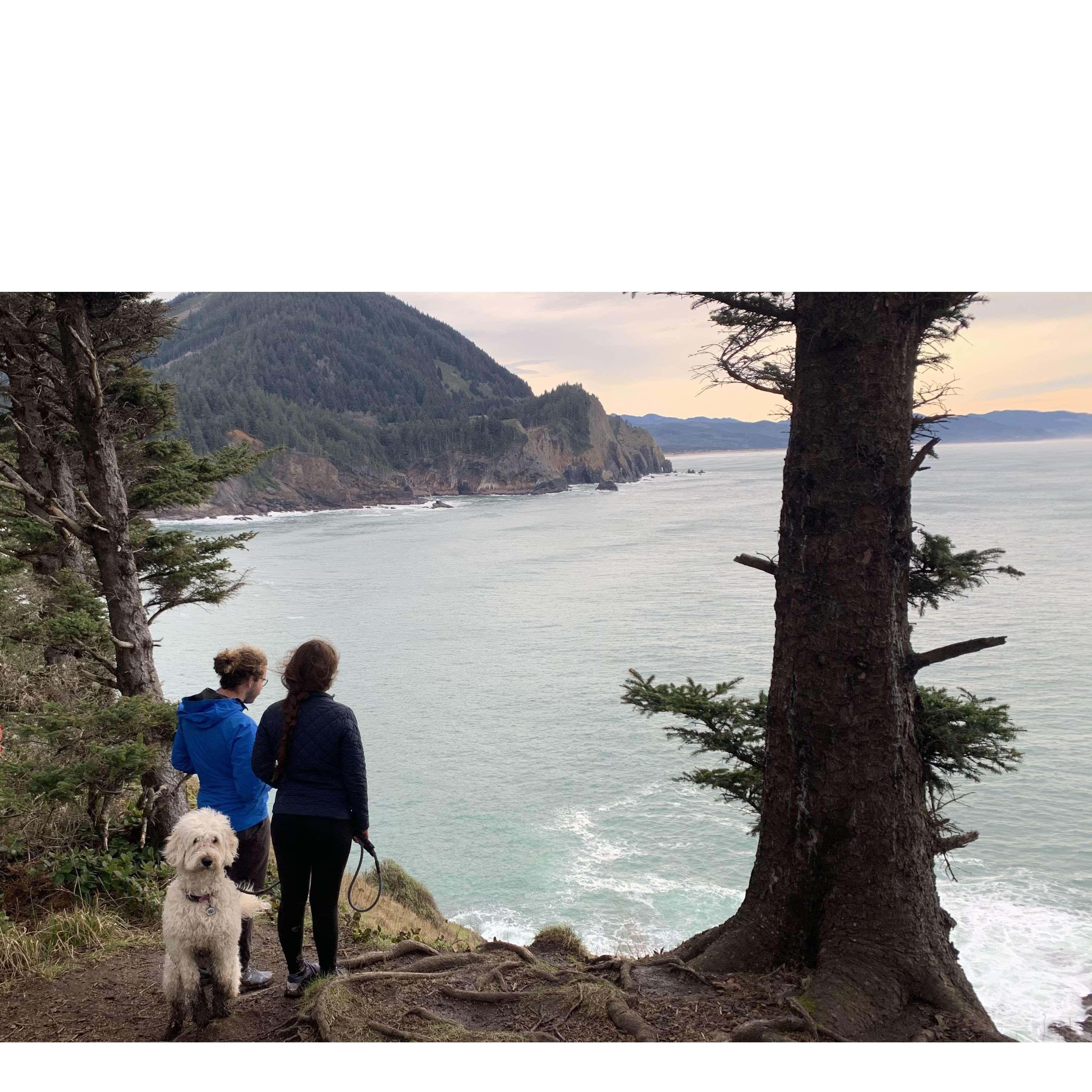 exploring the Oregon coast 