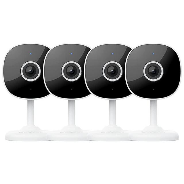 Indoor Cameras for Home Security 2K, Galayou Wireless WiFi Baby Camera Monitor with Two-Way Audio, Home Cameras with APP for Phone , Smart Siren, Works with Alexa/Google Home(G7-4PACK)