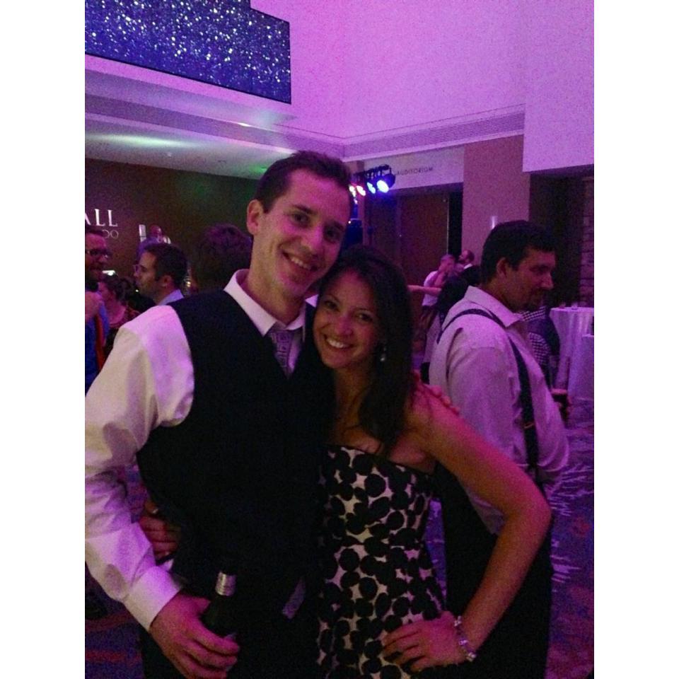 At Ryan & Anabel Brown's wedding in 2013 (Denver, CO)