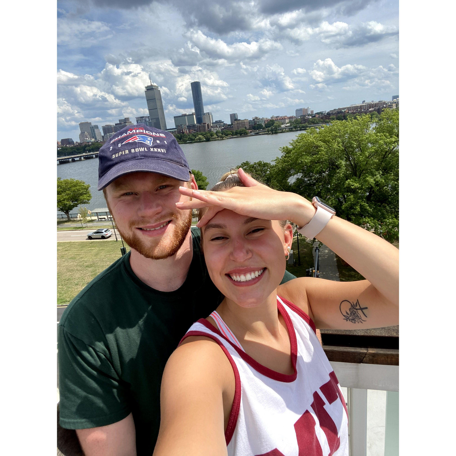 Our last time in Boston as residents. Moving Erin out of her college apartment and Jameson out of his fraternity, summer 2020