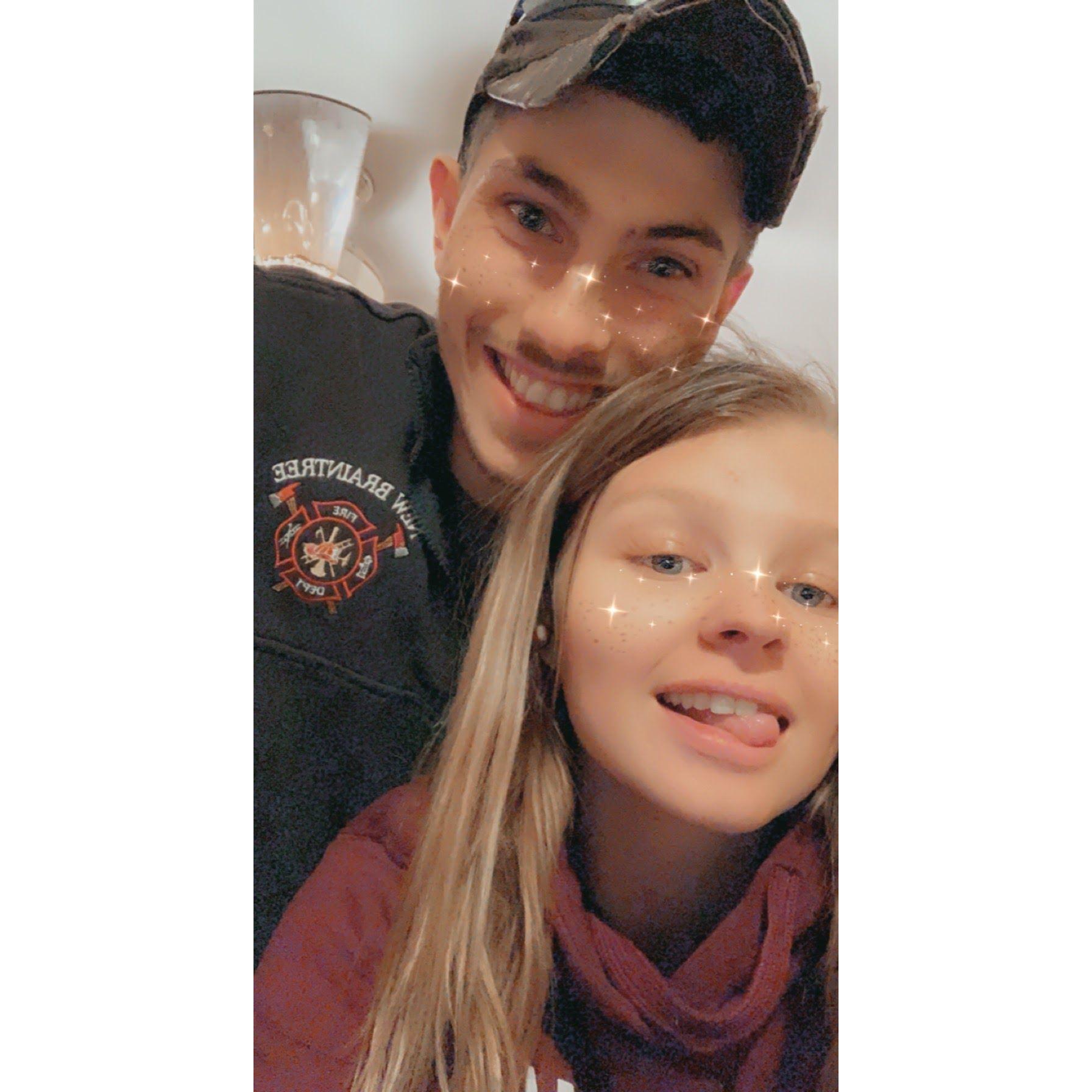 January 8, 2021 - the first night we spent at our house! We were so excited!