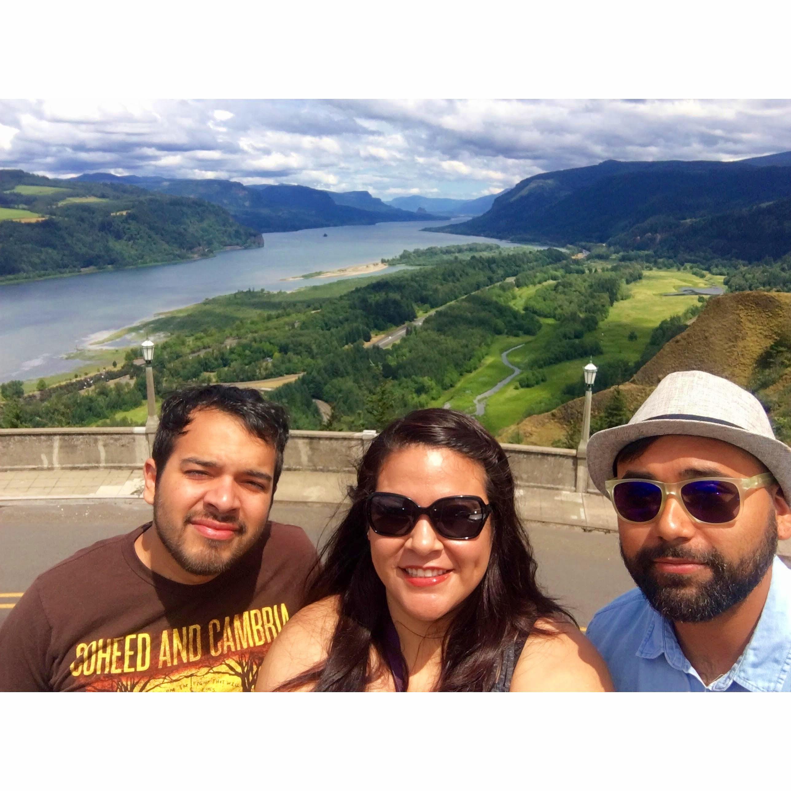 Over looking the Columbia River Gorge in Oregon.
- July 2016