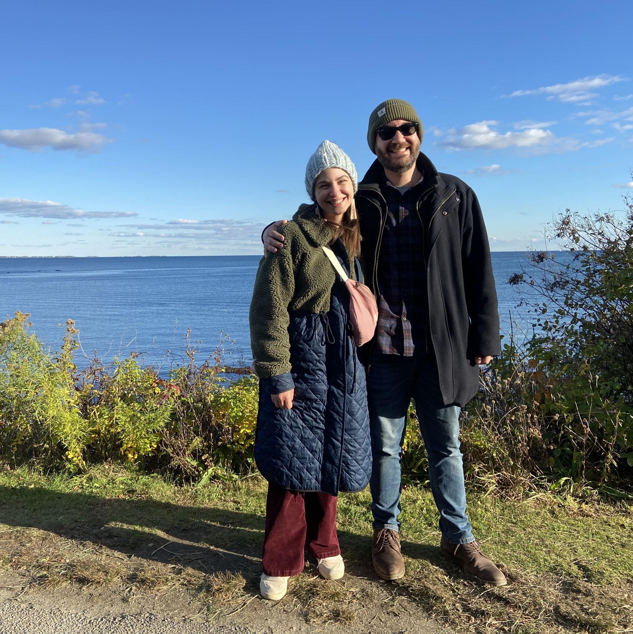 Our first big vacation...the Cliff Walk in Rhode Island!
