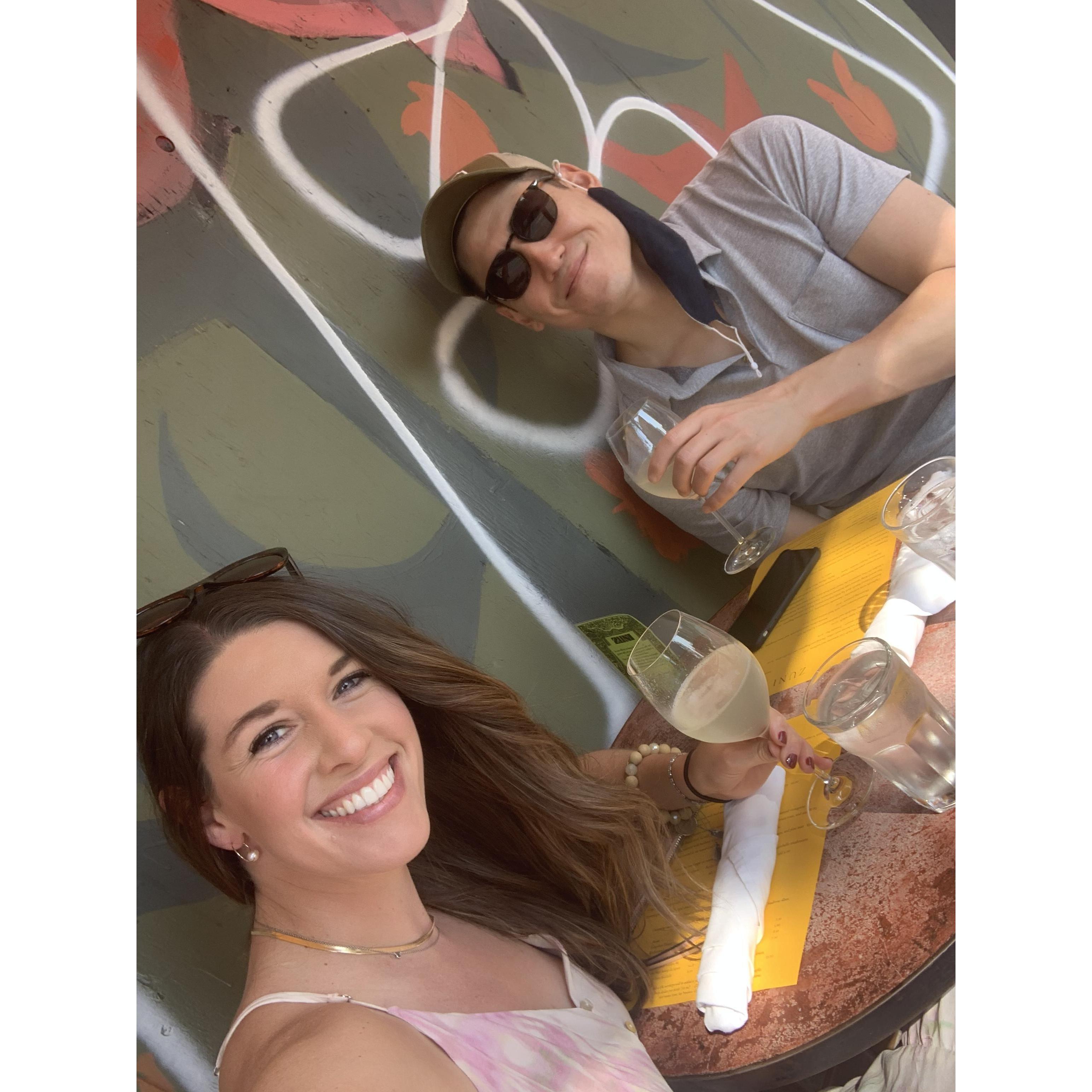 Birthday lunch cheers