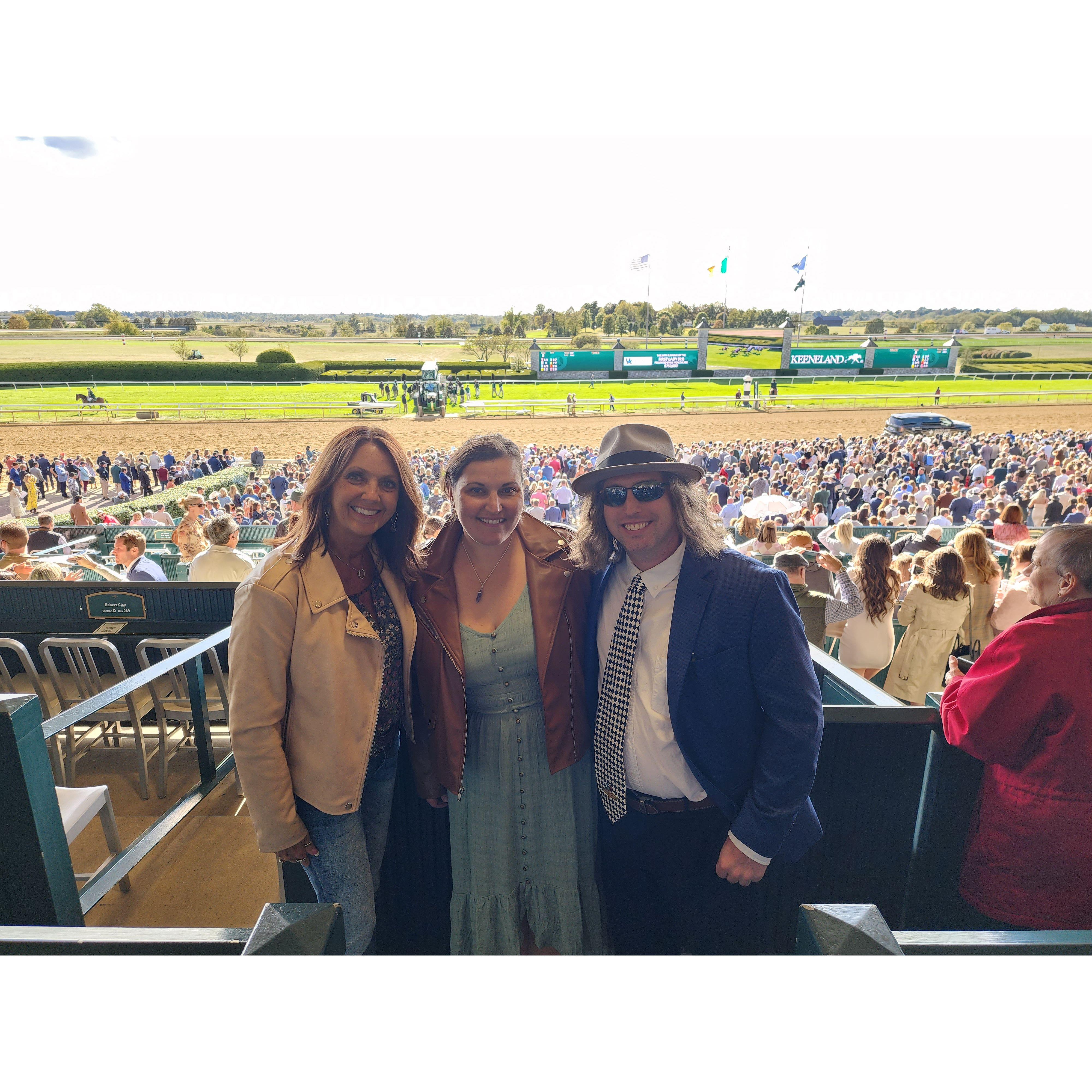 Keeneland with Aunt Lisa