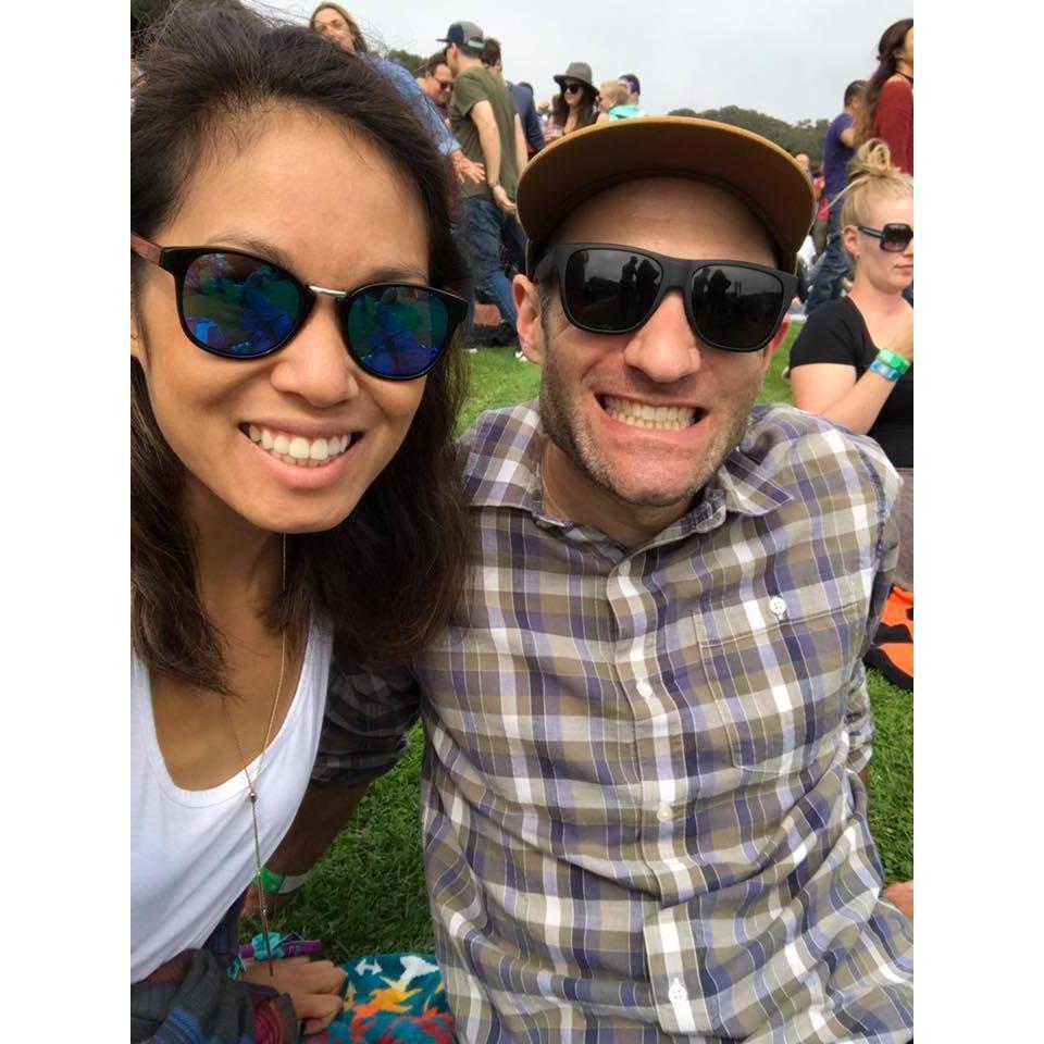 at Outside Lands Music Festival in San Francisco (Sam's birthday present) to see the Fleet Foxes!!!