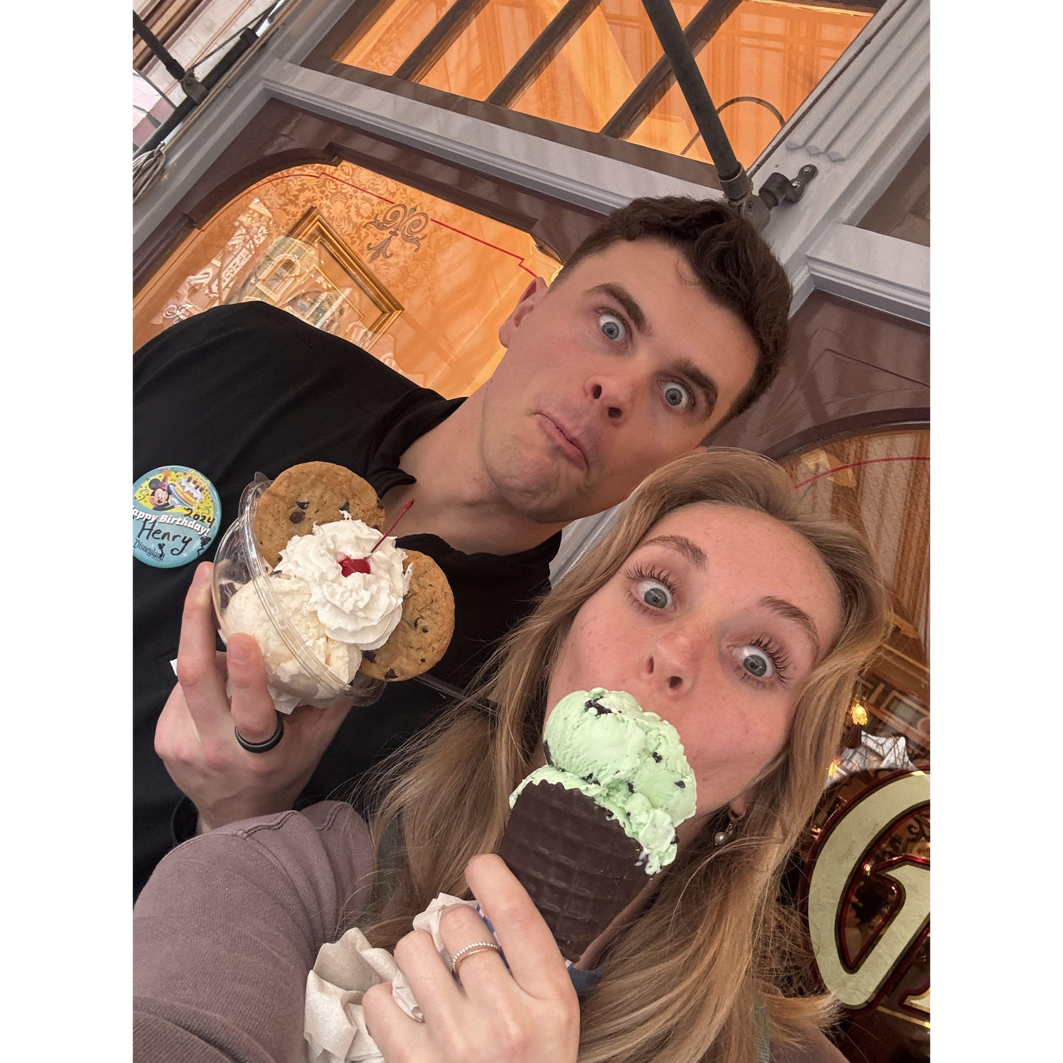 February 2024 - Celebrated Henry's birthday at Disneyland, with our favorite treat!