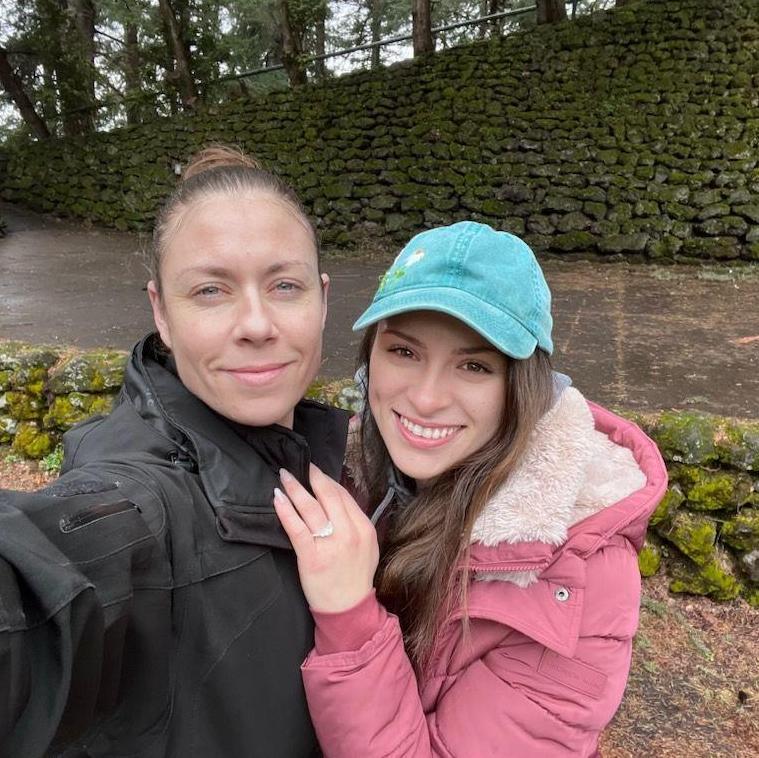 Beth proposed to Kendall at Mt. Tabor