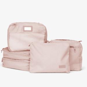 Packing Cubes Set (5 Pieces) in Pink Sand