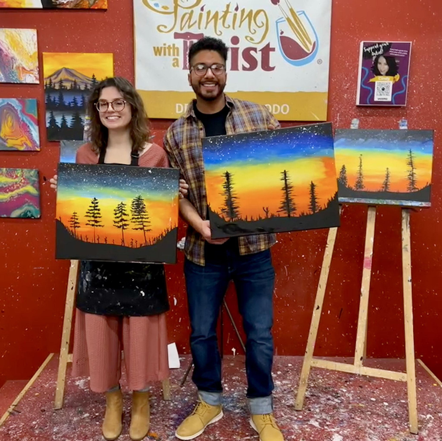 Our first date!