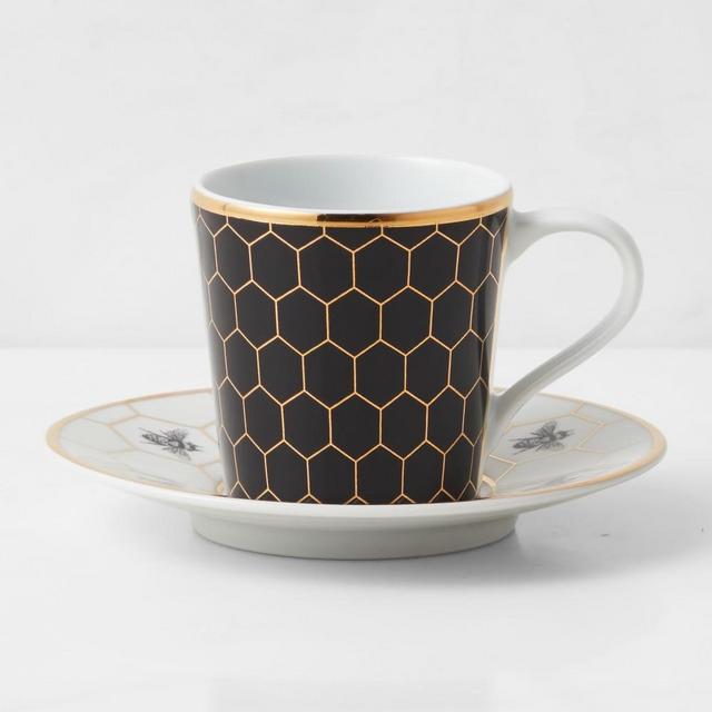 Honeycomb Espresso & Saucer Set