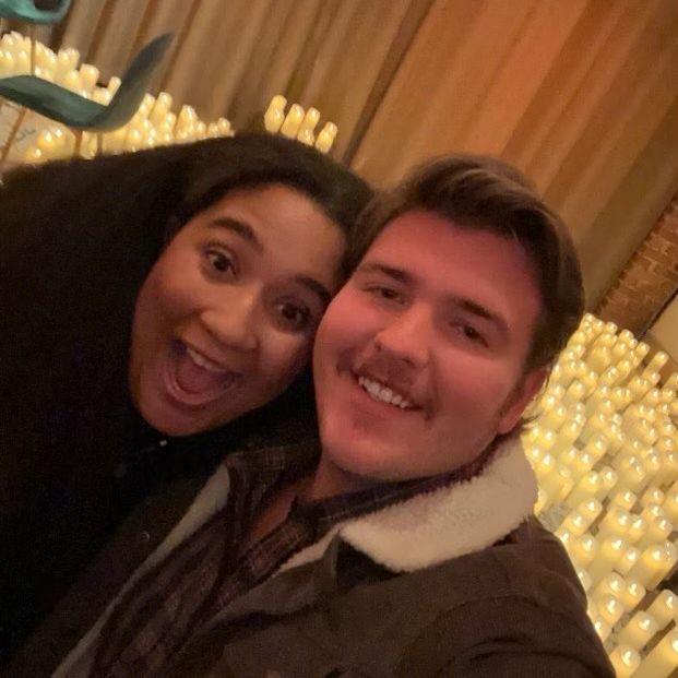 Our first date! We went to a Candlelight Concert in Asheville.