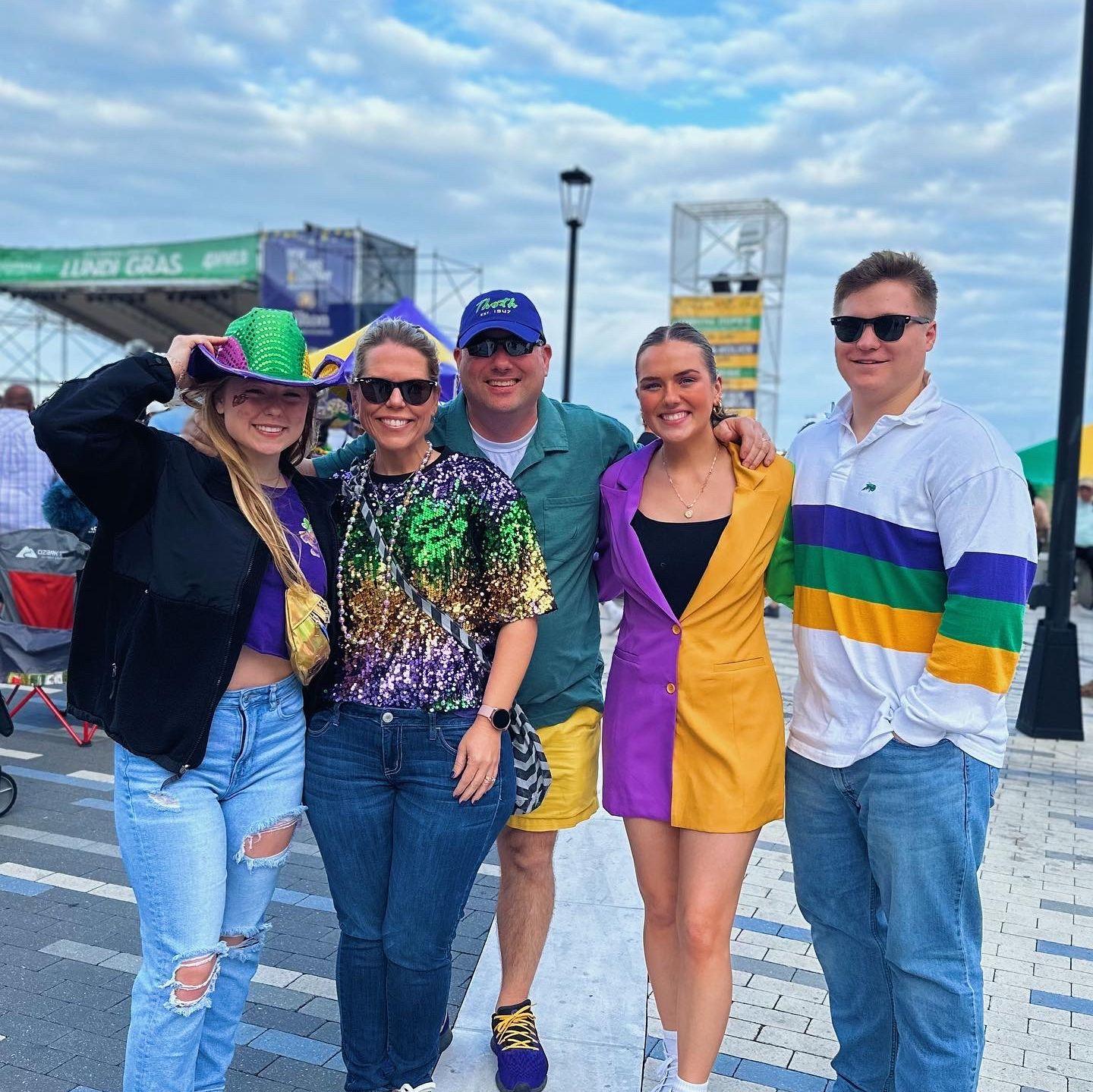 ALLLL of the Mardi Gras in between!