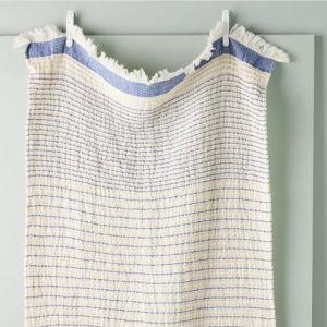 Peyton Oversized Waffle Dish Towel (Color: Blue)