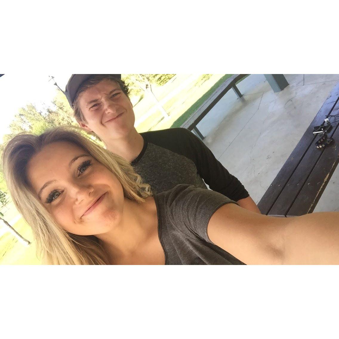 One of the first photos we took together back when we were 18.