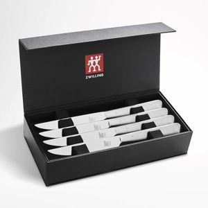 ZWILLING J.A. Henckels Porterhouse 8-Piece Stainless Steel Steak Knife Set | Crate & Barrel