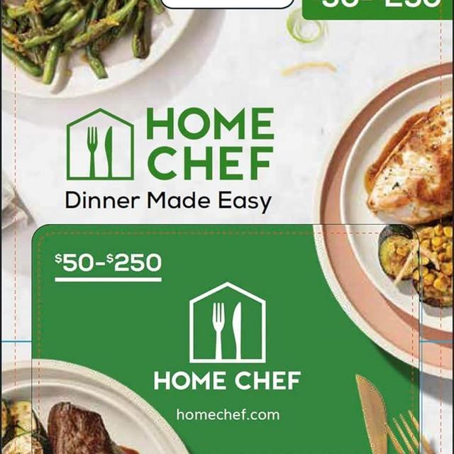 Home Chef $50 Gift Card
