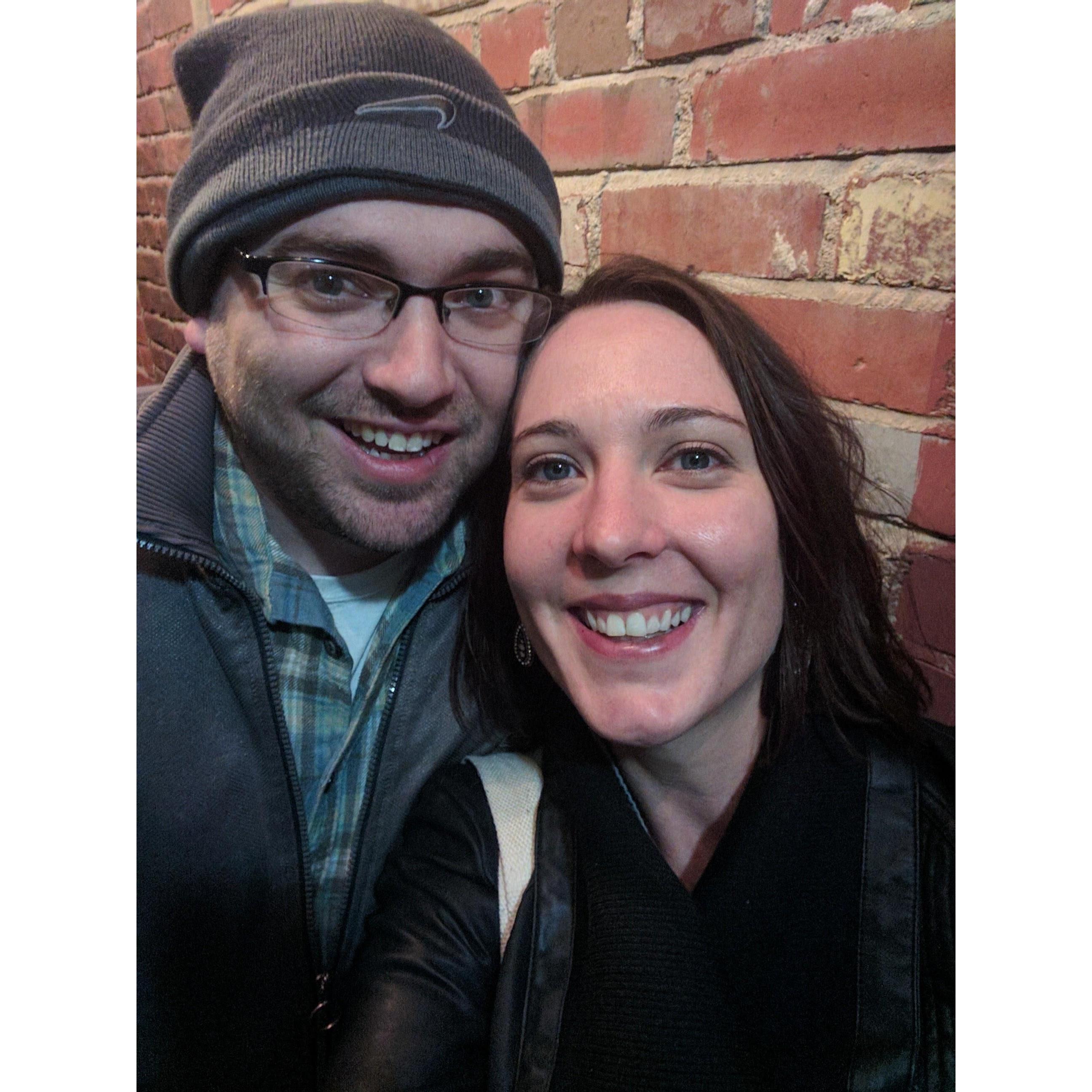 Our first Valentine's Day. '16
