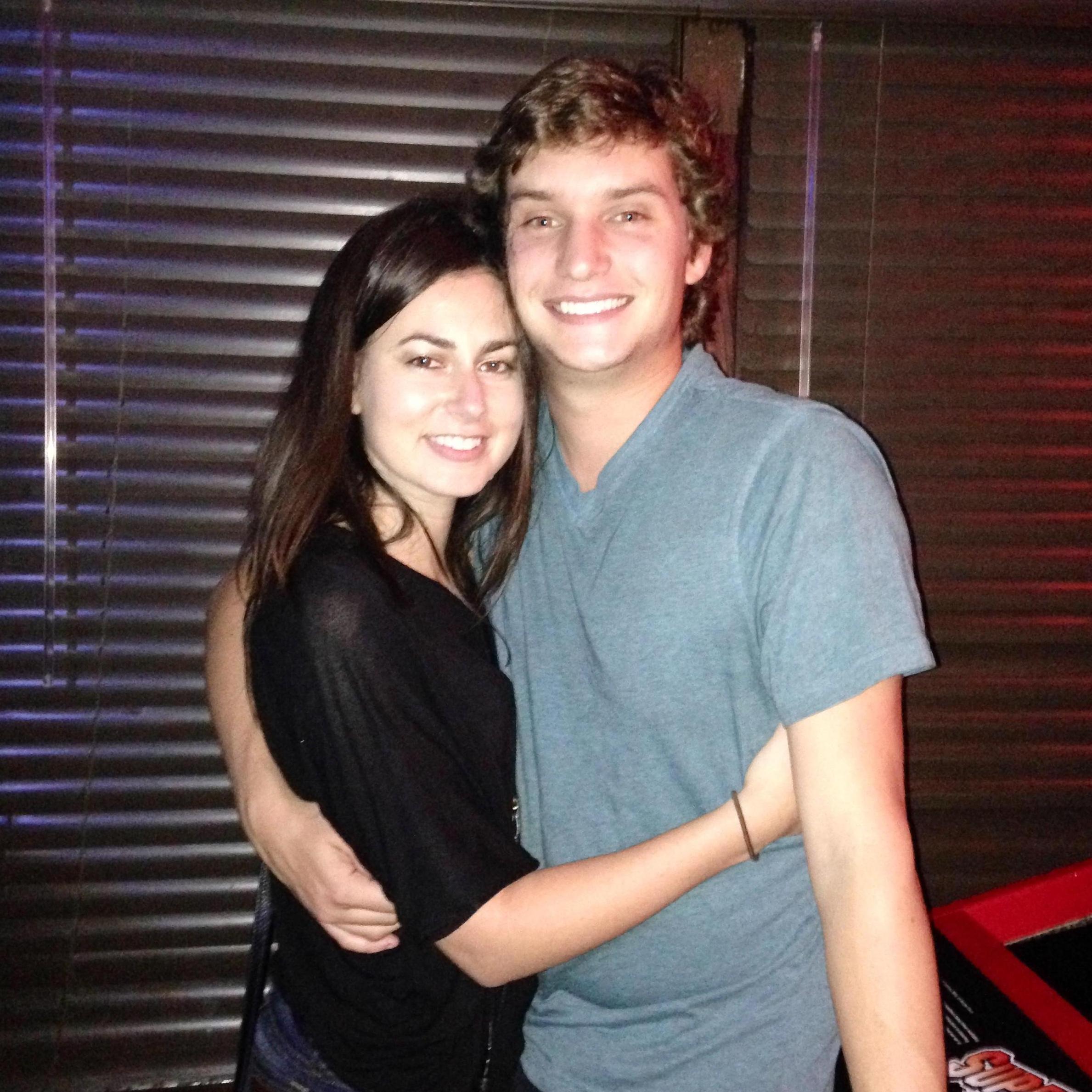 Our first photo as friends