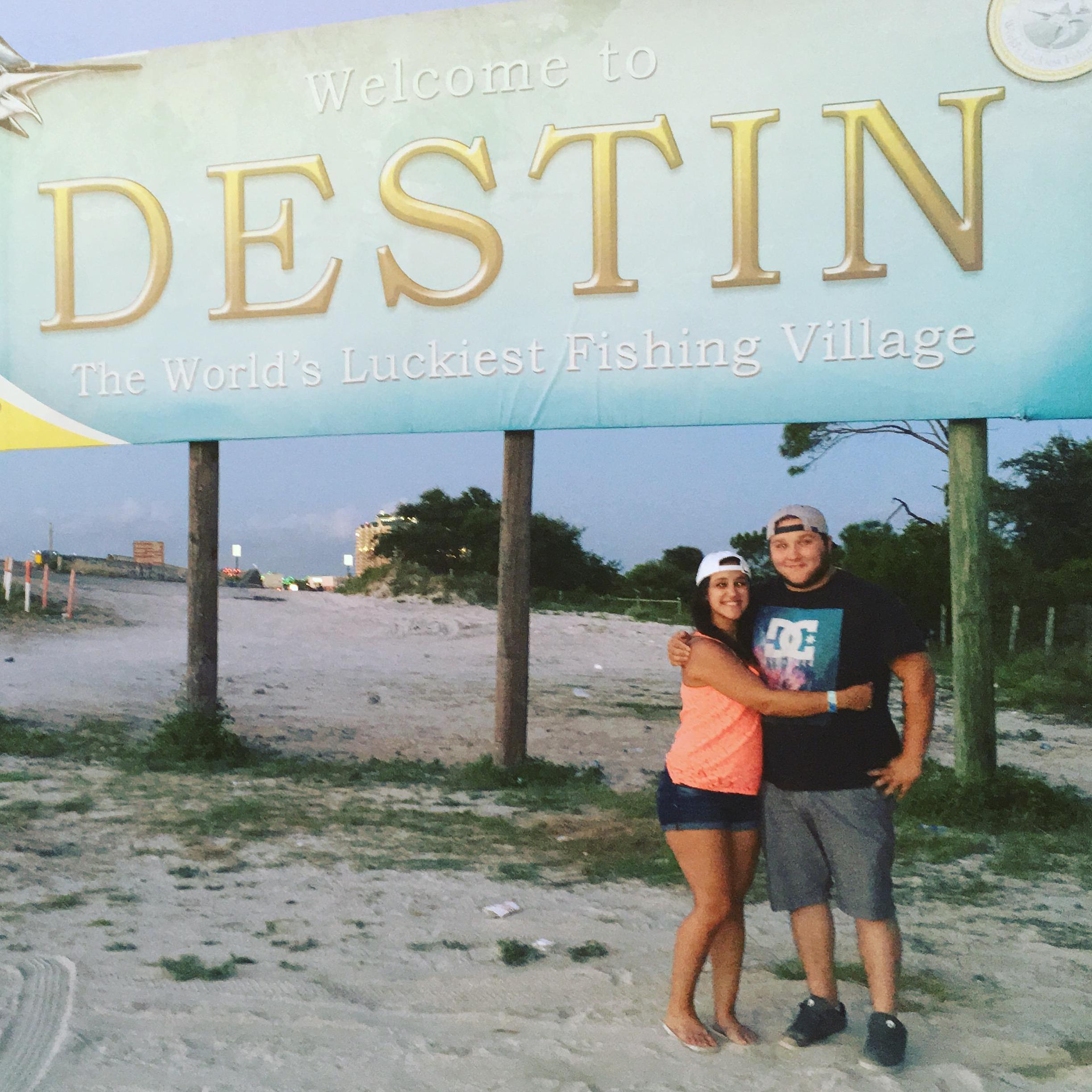 Our very first vacation together to what is now our go-to vacation spot