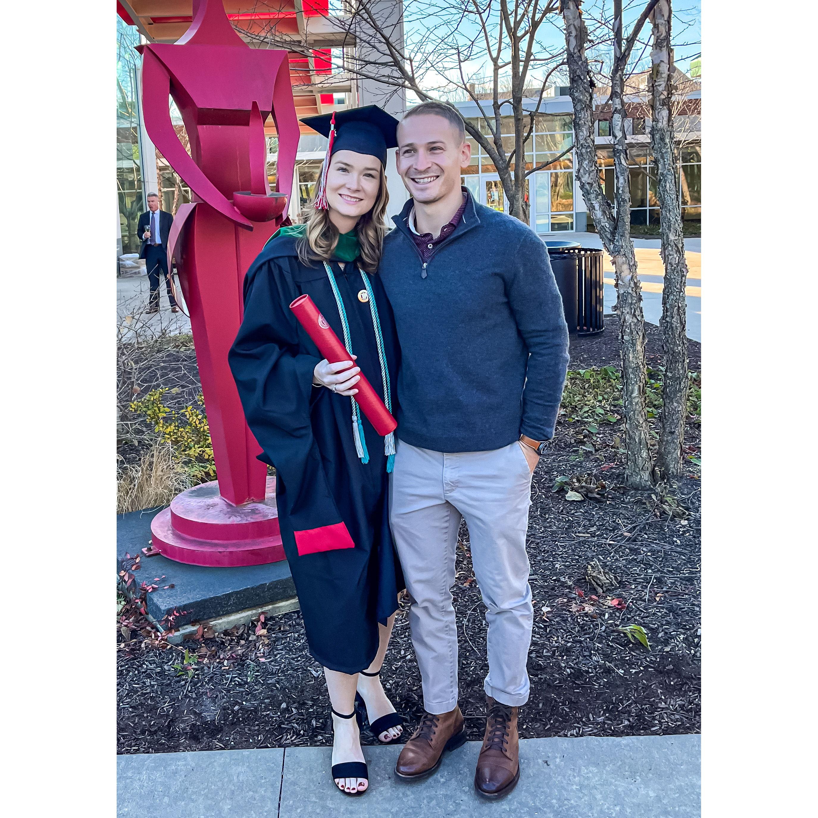 Hayley's PA graduation 2021