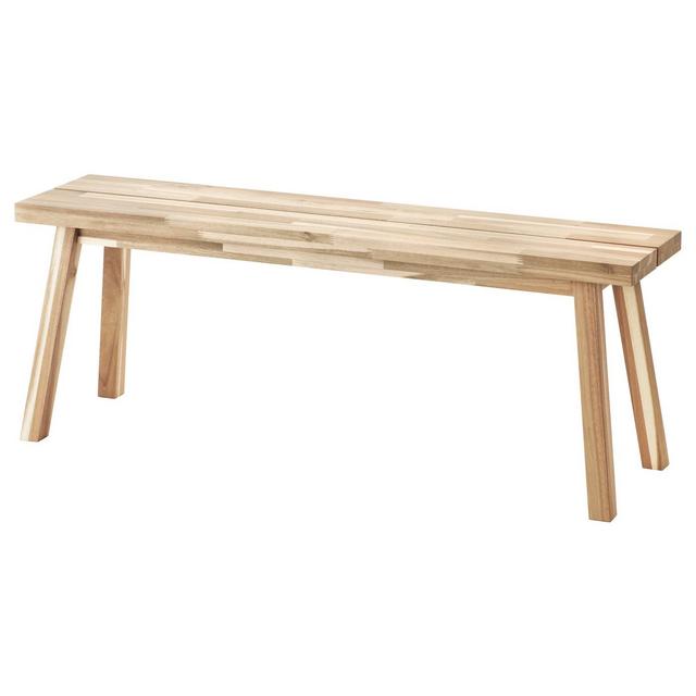 SKOGSTA Bench, acacia, 47 1/4 "
