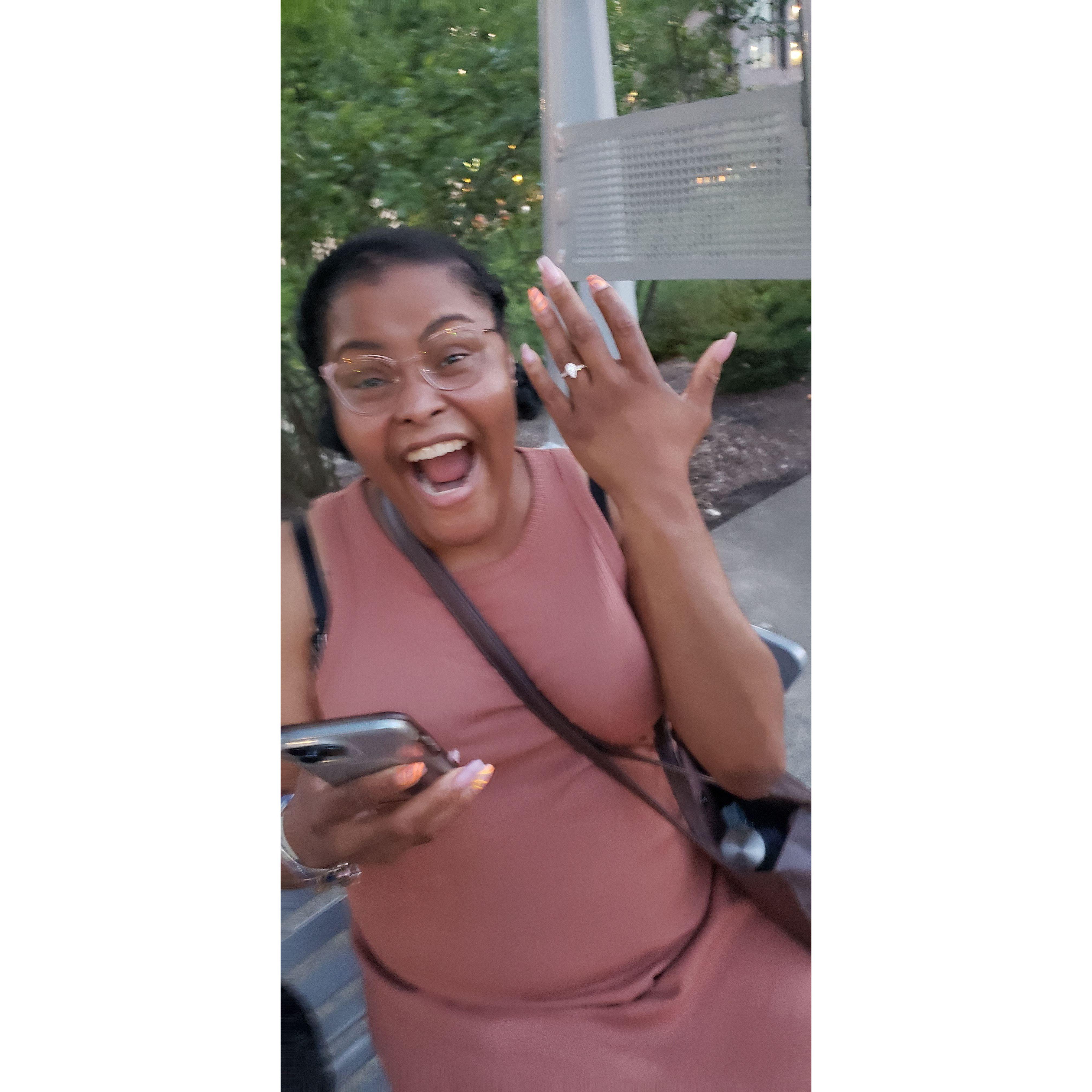 He Proposed!