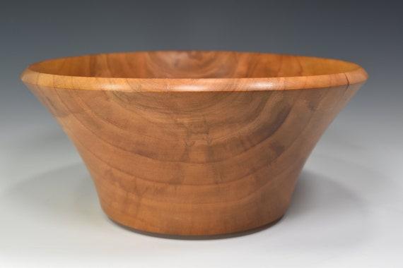 Handmade Cherry Wood Salad or Fruit Bowl