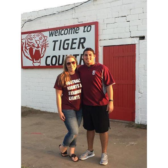 Kris's first ever football game as a coach!! (Aside from his student assistant coaching at Midwestern), August 2017