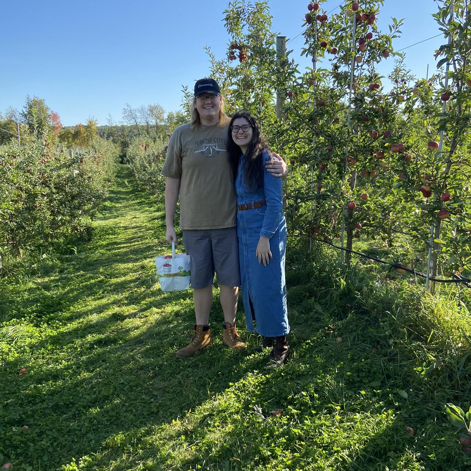 Apple Picking at Hicks Orchard in Granville, NY.
(October 2023)