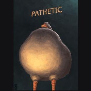 'Judgmental Duck' Poster, picture, metal print, paint by Ciucinciu Tiberius | Displate
