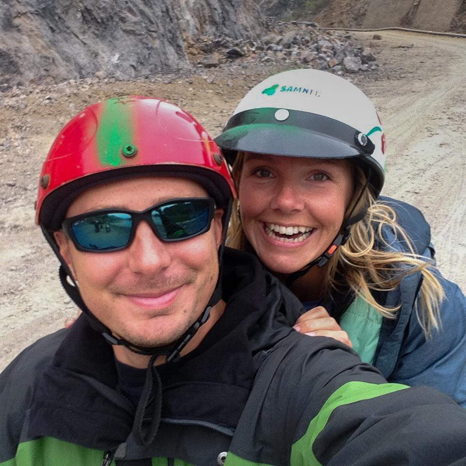 We spent a few months in Vietnam exploring by motorbike. Nothing brings you closer together then being lost on a moped in the countryside where you can't speak a word of the local language.