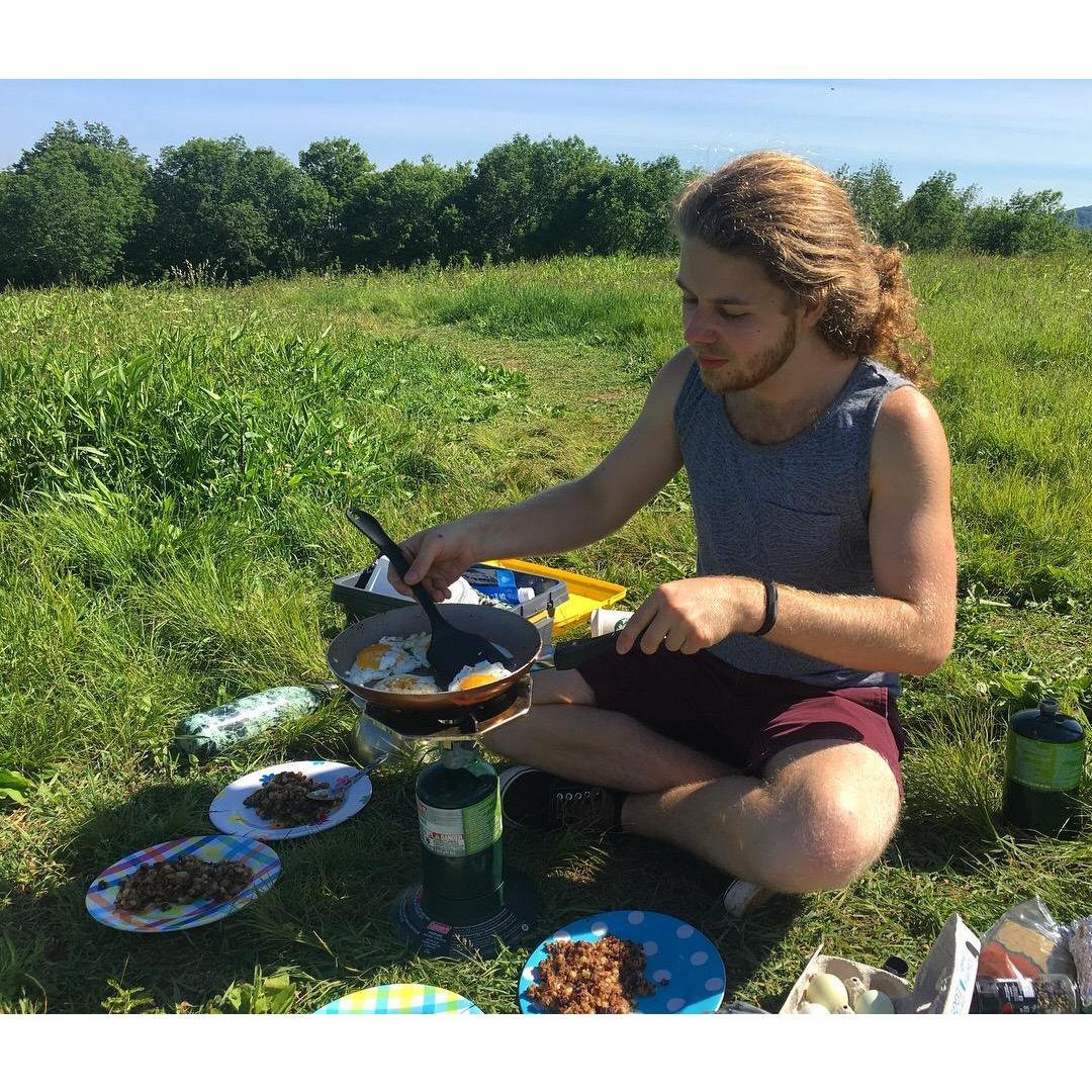 I know Kaitlin is perfect for me, because she put up with cooking over a gas burner, arriving at campsites after 1 AM, and missing out on showers for 10 days on our roadtrip to Houston! (June 2018)
